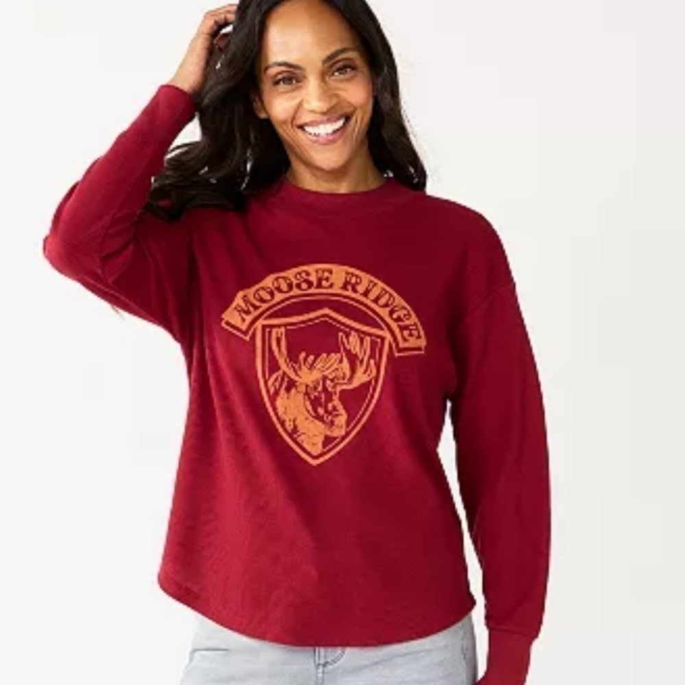 SONOMA‎ Moose ridge waffle long sleeve shirt
